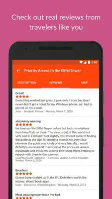 GetYourGuide android App screenshot 0