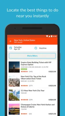 GetYourGuide android App screenshot 3